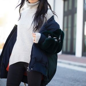 Anthropologie | Pine Cashmere Turtleneck in Grey S